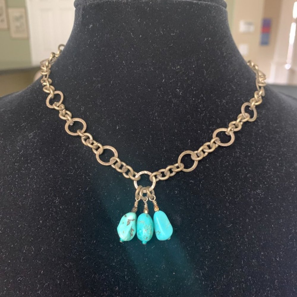 18" Turquoise Necklace